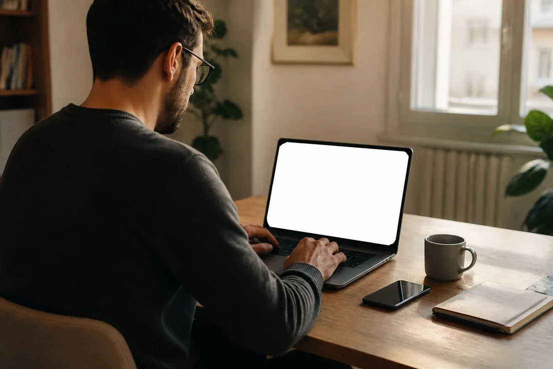 An organiser setting up their own ticket shop on a laptop